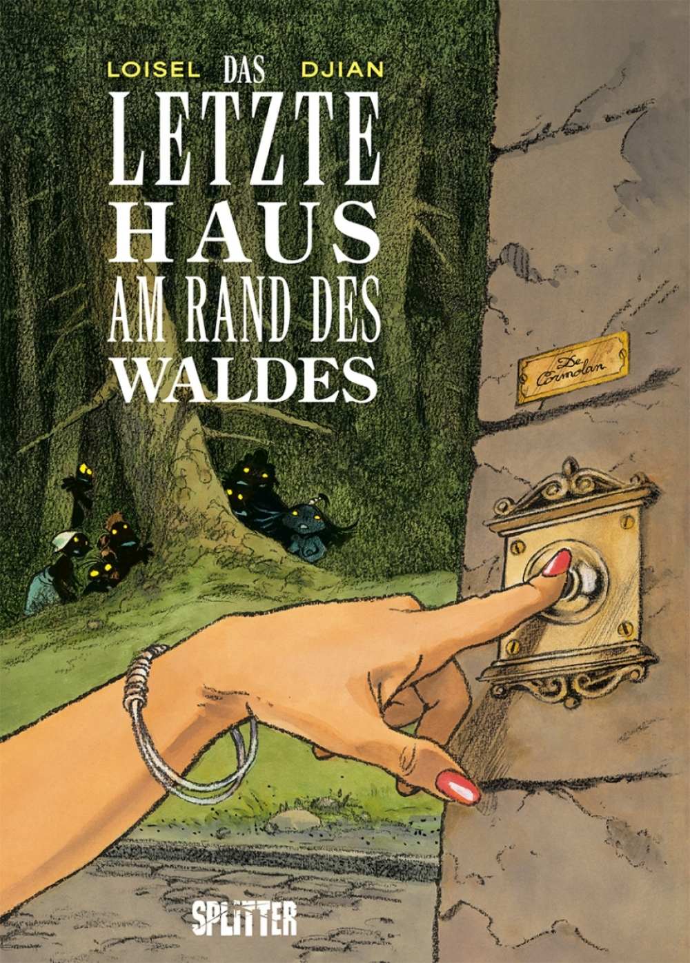 Letzte Haus am Rande des Waldes