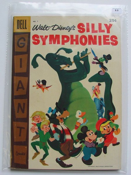 Dell Giant Comics - Silly Symphonies Nr.7 Graded 8.0