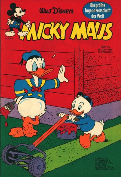 Micky Maus (Ehapa, Gb.) Jahrgang 1966 Nr. 1-53