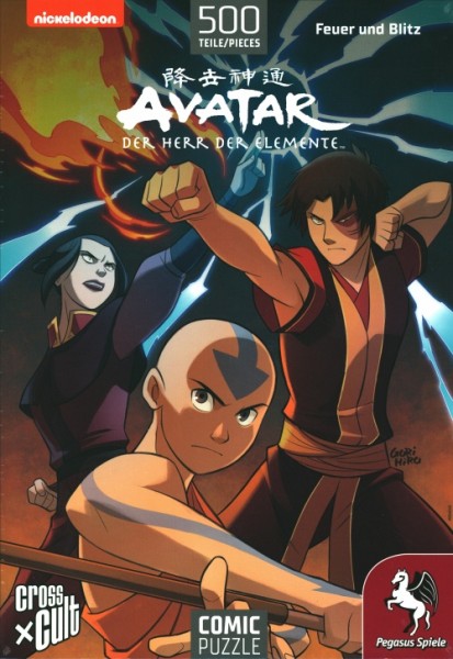 Comic Puzzle: Avatar - Feuer und Blitz