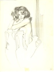 Originalzeichnung Erotische Pin-ups (Bild 071)