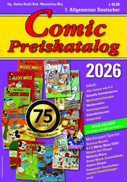 Comic-Preiskatalog 2026 HC