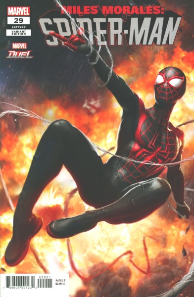 Miles Morales: Spider-Man (2019) Marvel Duel Variant Cover 29