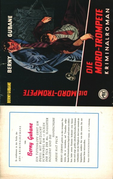 Gubane, Berny Leihbuch SU Mord-Trompete (Bach) nur Schutzumschlag
