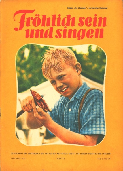 Frösi (Junge Welt, GbÜ.) Jhrg. 1953 Nr. 1-4