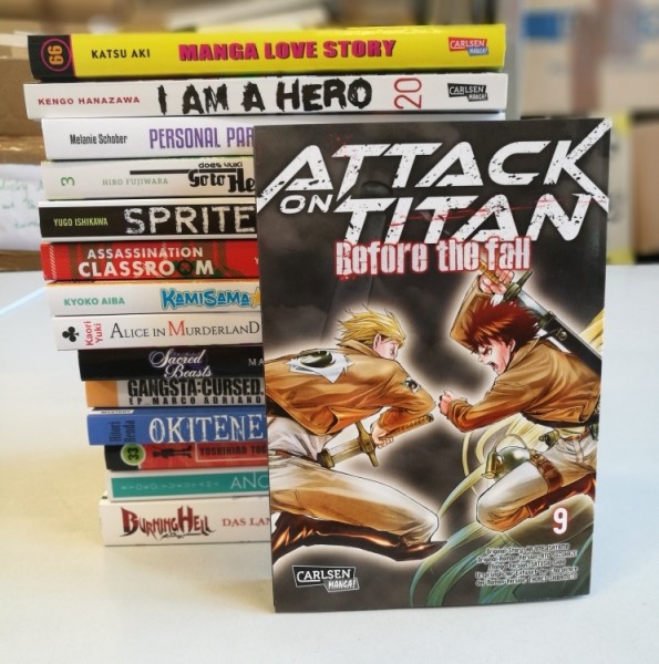 Paket 9501 15 verschiedene Mangas aus aktuellen Serien (Z0-2)