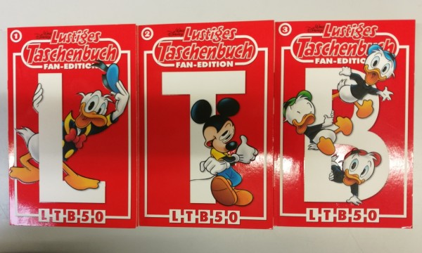 Lustiges Taschenbuch (Ehapa, Tb.) Fan-Edition Nr. 1-5 kpl. (Z1-2)