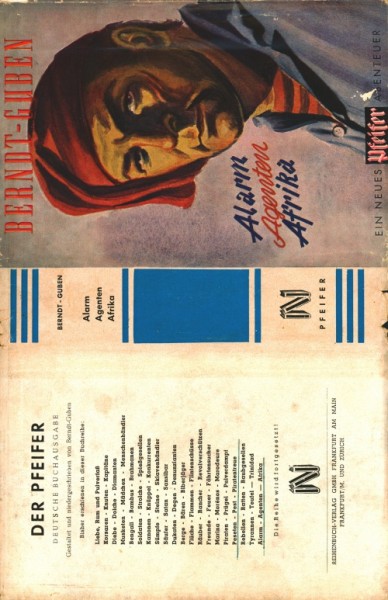 Pfeifer Leihbuch SU Alarm-Agenten-Afrika (Reihenbuch) nur Schutzumschlag