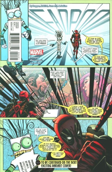 Deadpool (2016) Secret Variant Cover 4