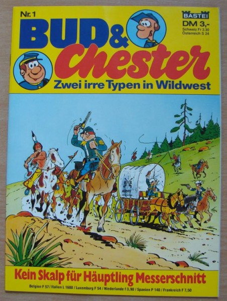 Bud und Chester (Bastei, GbÜ.) Nr. 1-17 kpl. (Z1)