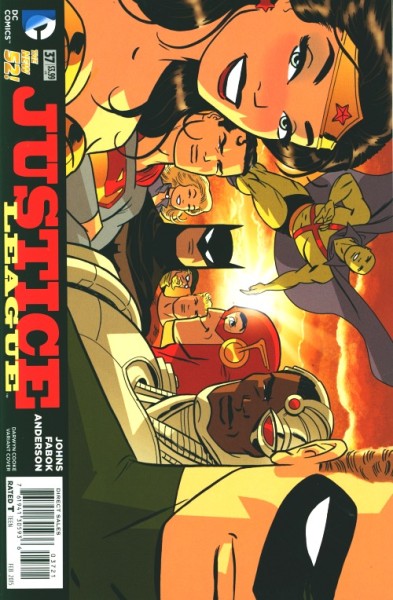 Justice League (2011) Darwyn Cooke Variant Cover 37