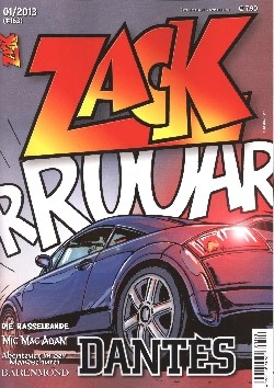 Zack Magazin (Mosaik, Zeitschrift, GbÜ.) Jahrgang 2013 Nr. 1-12 kpl. (Z1-2)