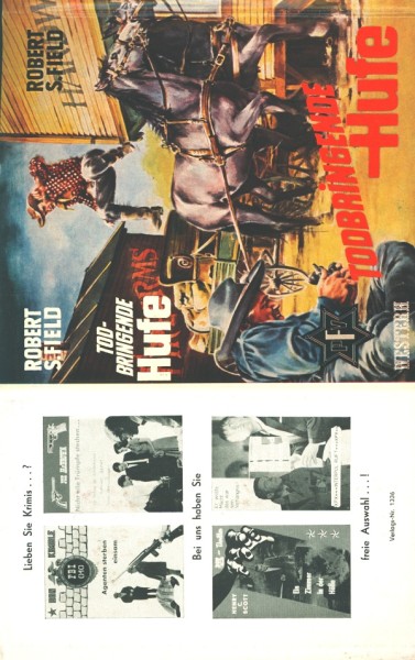 Field, Robert S. Leihbuch SU Todbringende Hufe (Feldmann) nur Schutzumschlag