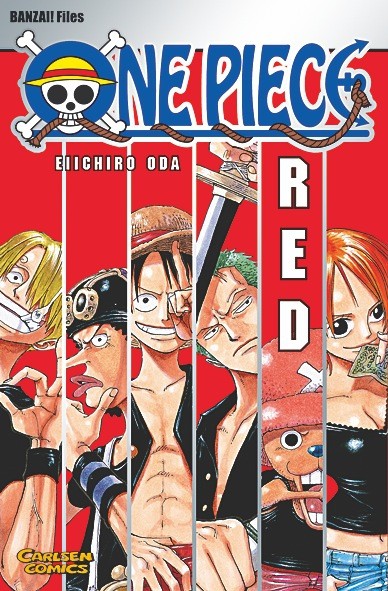 One Piece Red (Carlsen, Tb.) Red, Blue, Green, Blue Deep + Yellow zus. (Z1)