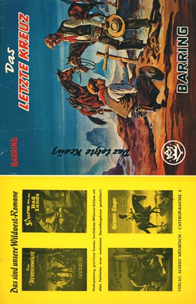 Barring, (Geo) Leihbuch SU Letzte Kreuz (Mülbüsch) nur Schutzumschlag