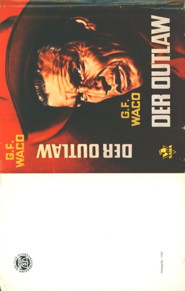 Waco, G.F. Leihbuch SU Outlaw (Saba) nur Schutzumschlag