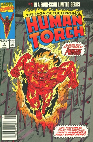 Saga of the Original Human Torch (1990) 1-4 kpl. (Z1-2)