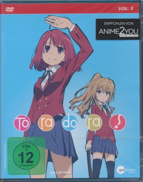 Toradora! Vol.3 DVD