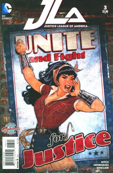Justice League of America (2015) Bombshells Variant Cover 3