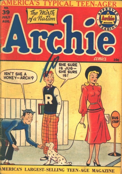 Archie Comics Nr.39 Graded 2.5