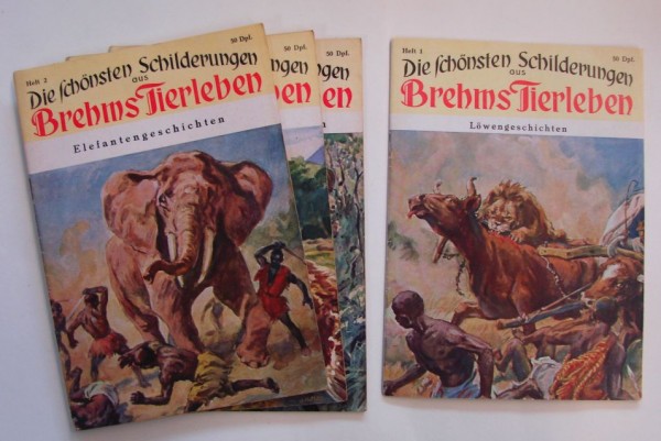 Schönsten Schilderungen aus Brehms Tierleben (Volksliteratur) Nr. 1-84 kpl. (Z1-2)