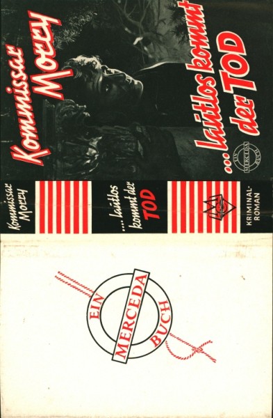 Kommissar Morry Leihbuch SU ..lautlos kommt der Tod (Merceda) nur Schutzumschlag
