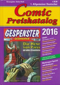 Comic-Preiskatalog 2016 HC