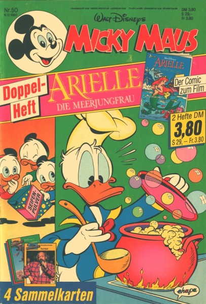 Micky Maus mit allen festen Beilagen Jahrgang 1990 (Ehapa, Gb.) Nr. 1-52