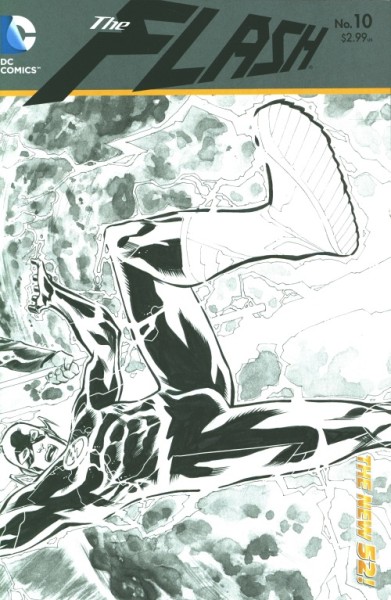 Flash (2011) 1:25 Variant Cover 10