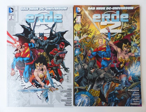 Erde 2 (Panini, Br.) Nr. 1-7 kpl. (Z1-)