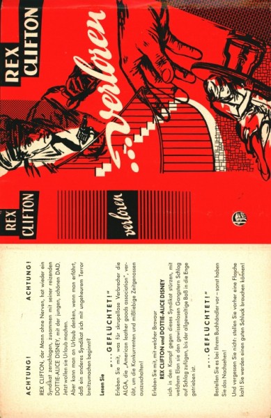 Rex Clifton Leihbuch SU ...verloren (Heros) nur Schutzumschlag