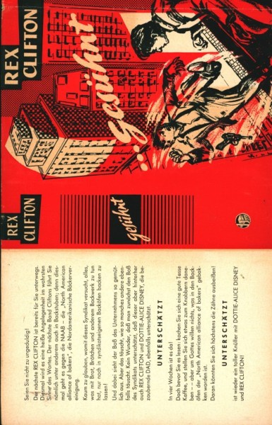 Rex Clifton Leihbuch SU ...gesühnt (Heros) nur Schutzumschlag