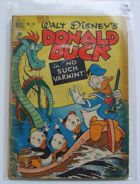 Donald Duck (Four Color) Nr.318 Graded 1.5