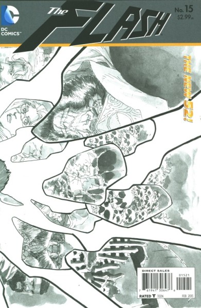 Flash (2011) 1:25 Variant Cover 15