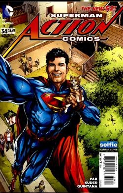 Selfie Variant Cover Action Comics 34