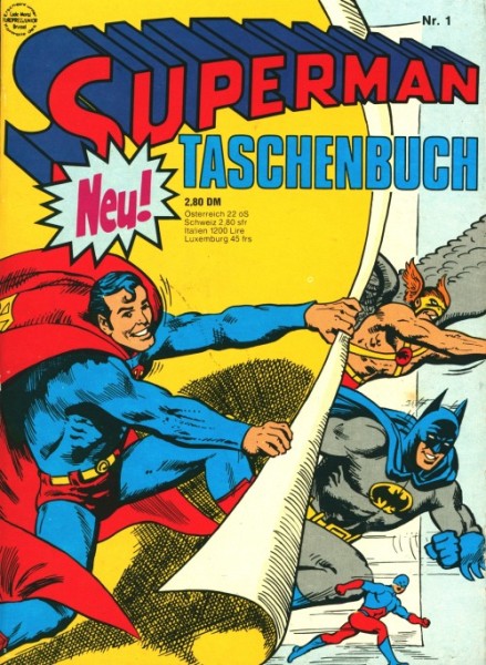 Superman Taschenbuch div. Auflage (Ehapa, Tb.) Nr. 1-80