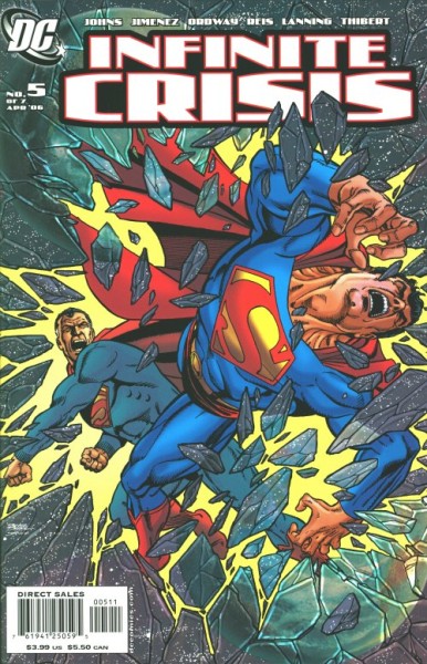 Infinite Crisis (2005) Superman Variant Cover 5
