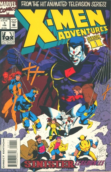 X-Men Adventures Season II (1994) 1-13 kpl. (Z1)
