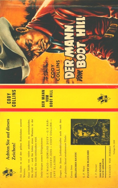 Collins, Cody Leihbuch SU Mann vom Boot Hill (Saba) nur Schutzumschlag