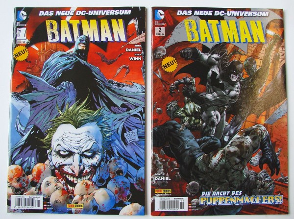 Batman (Panini, Gb., 2012) Nr. 0,1-58 kpl. (Z0-2)