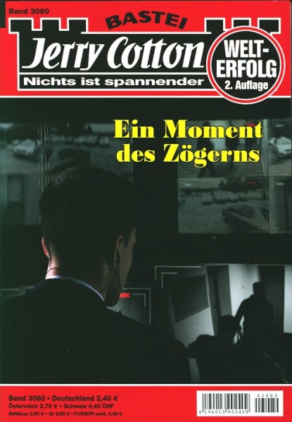 Jerry Cotton 2. Auflage 3080