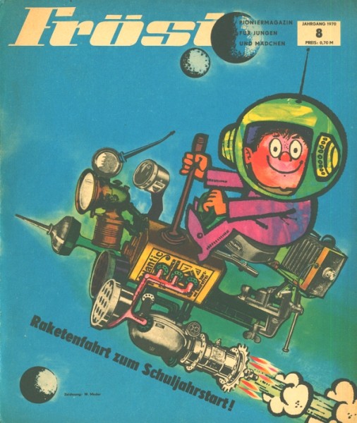 Frösi (Junge Welt, GbÜ.) Jhrg. 1970 Nr. 1-12