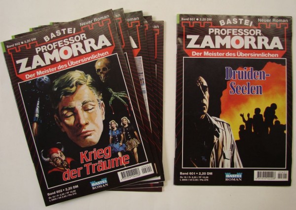 Professor Zamorra in 100er Paketen (Bastei) Nr. 601-700 zus. (Z0-1)