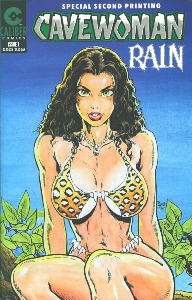 Cavewoman: Rain (1996) 2nd Printing Variant Cover 1