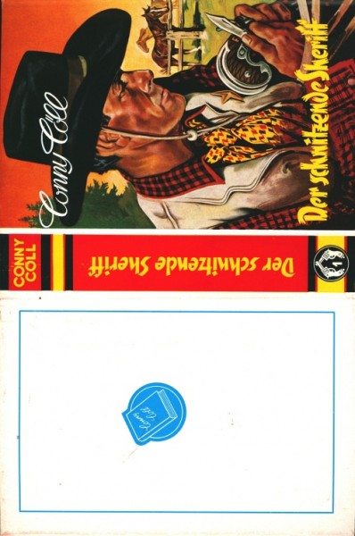 Conny Cöll Leihbuch SU Schnitzende Sheriff (Conny Cöll-Verlag) nur Schutzumschlag