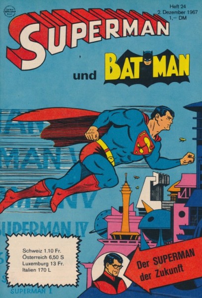 Superman (Ehapa, Gb.) Jahrgang 1967 Nr. 8-26