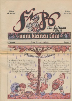 Rama-Post vom lustigen Fips (Fips, Vorkrieg, GbÜ.) Jahrgang 1926 Nr. 1-26
