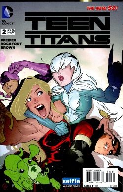 Selfie Variant Cover Teen Titans 2