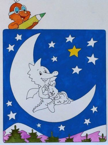 Originalzeichnung (1048) Tabaluga