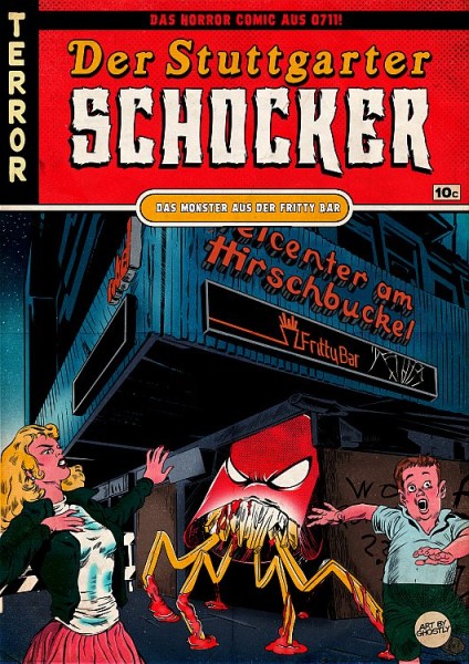 Stuttgarter Schocker (Heppy Hour, GbÜ.) Nr. 1: Das Monster aus der Fritty Bar